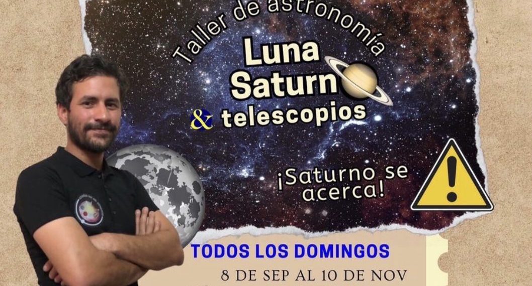 Egresado de Ingeniería invita a la comunidad universitaria a su taller “Luna, Saturno y telescopios”